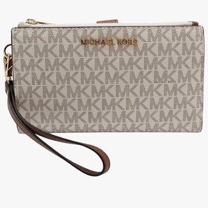 Michael Kors Jet Set Travel Double Zip Wristlet